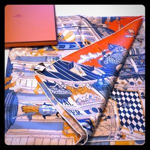 Hermès silk scarf NWT and original box